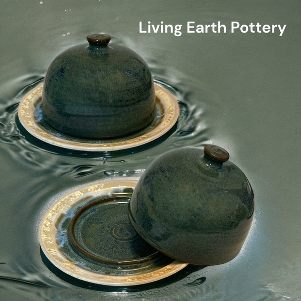 Butter Dish Collection by Living Earth Pottery