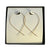 Fish Wire Hoop Earrings by Loops Jewellery