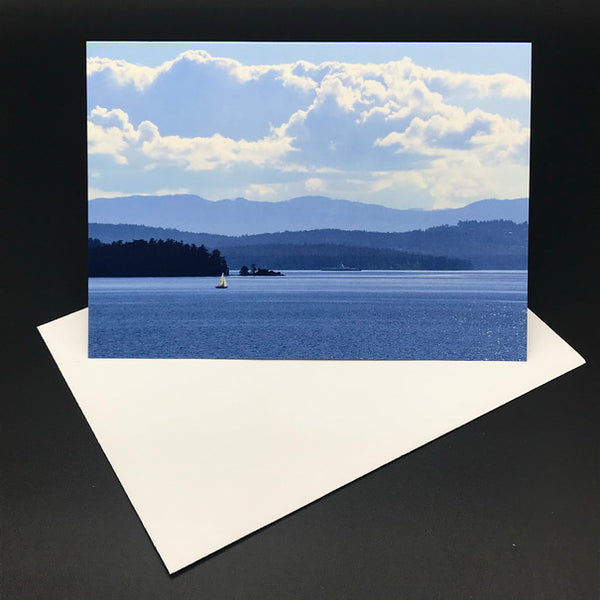 Blue Day Greeting Card