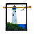 Diane Piercy's Hanging Fused Glass Art, Lighthouse