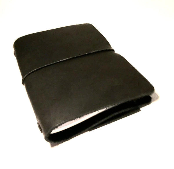 Small Leather Notebook, Black