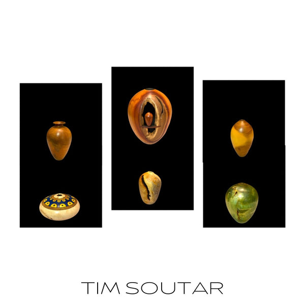 Tim Soutar Wooden Decorative Hollows (Vases)