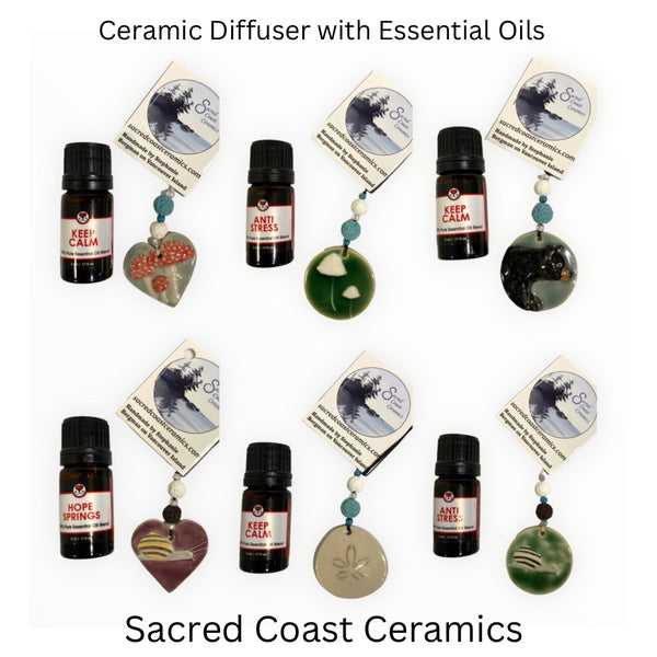 Sacred Coast Ceramics Essential Oil Diffusers