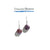 Sterling Silver and Gemstone Earrings by Jenny Miller