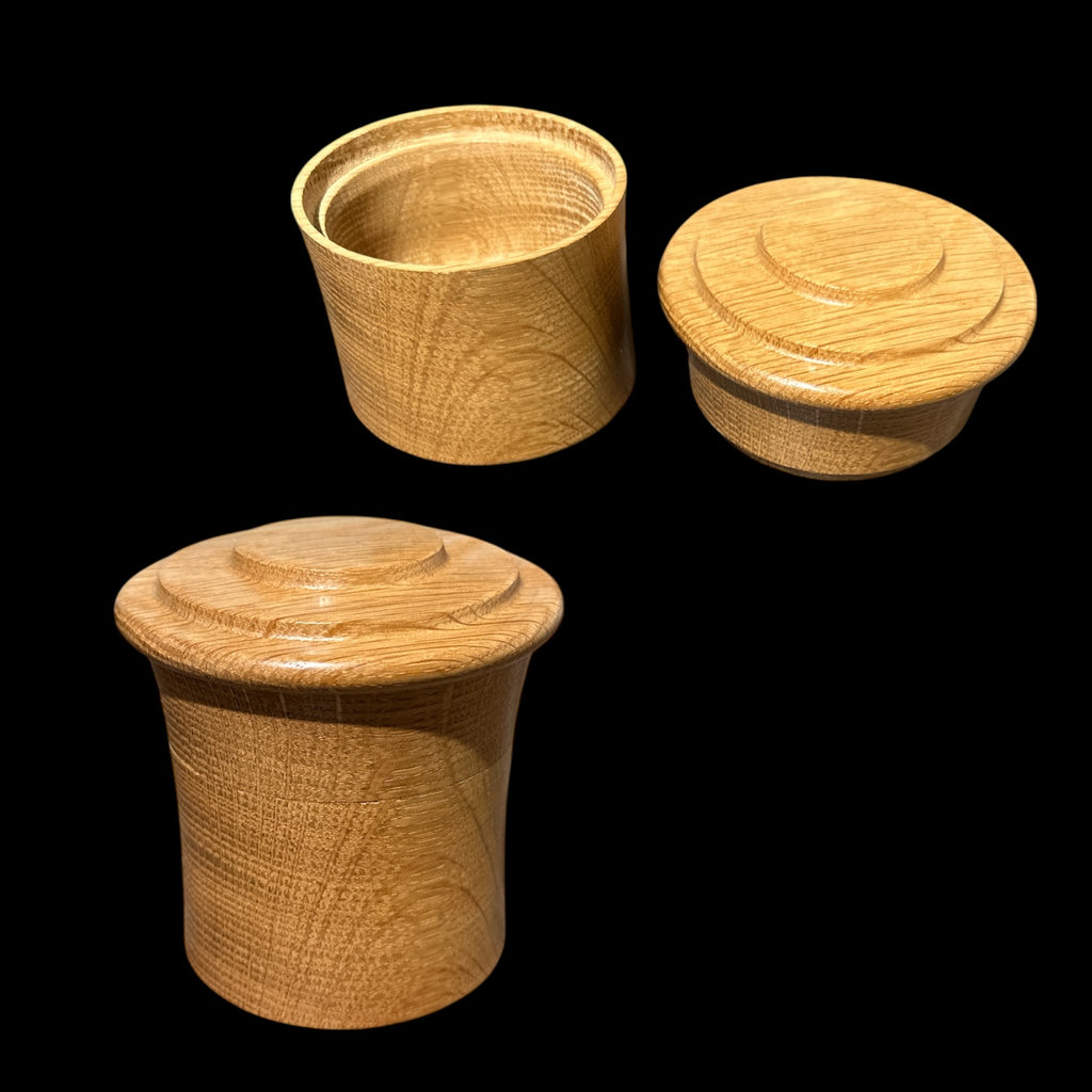Wooden Lidded Vessels by Graeme Evans