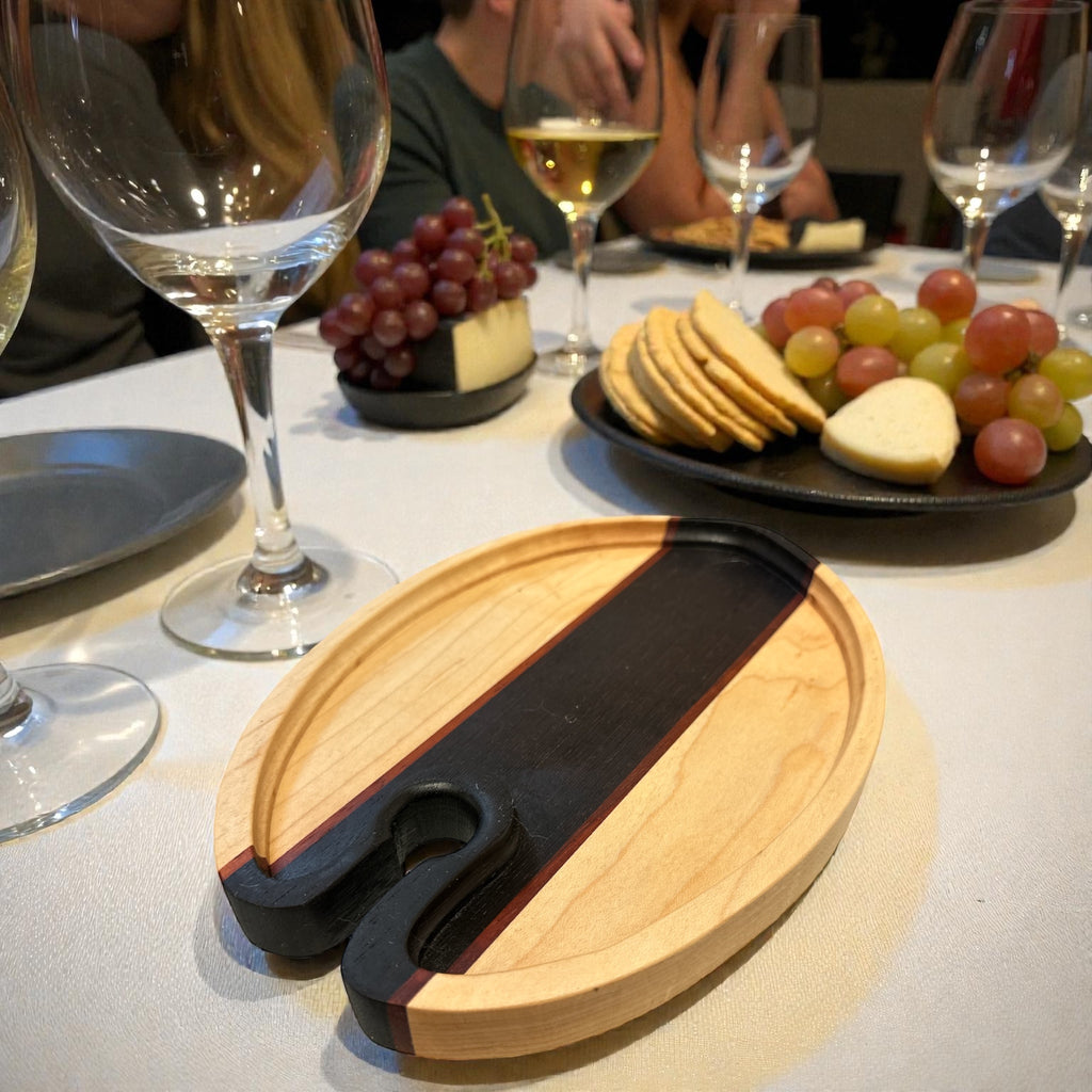 Wine Appetizer Plate by Tarmac Creations