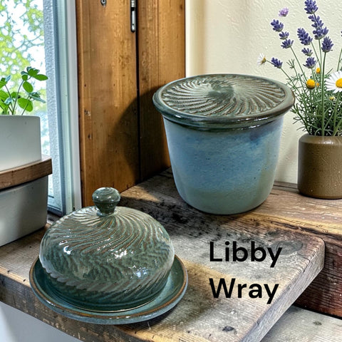 Ceramic Butter Dish Collection by Libby Wray