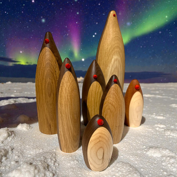 Wooden Penquins by Lana Kirk Woodworks