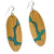 Wood and Epoxy Earrings by Brett Ford