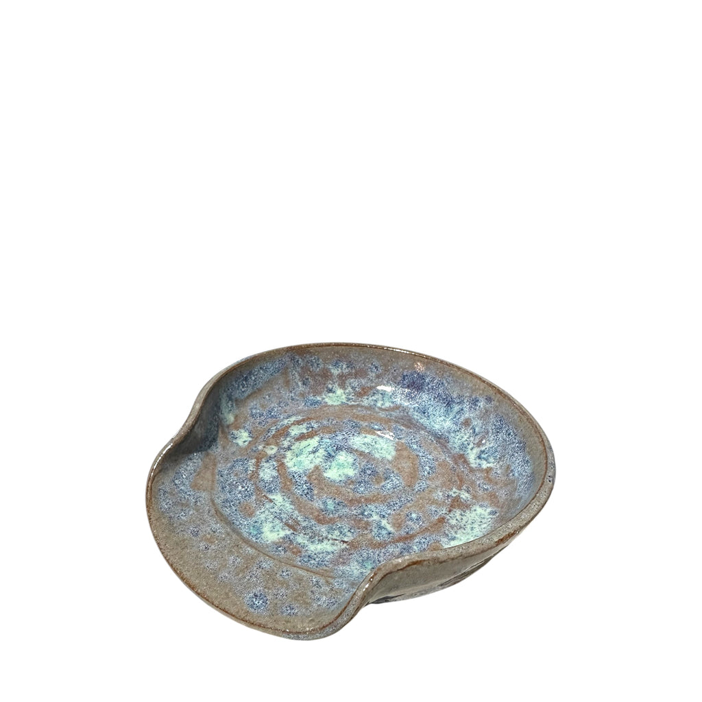 Ceramic Spoon Rest and Garlic Shreaders by Joseph Madigan