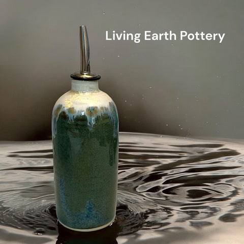 Oil and Soap Dispenser Collection by Living Earth Pottery