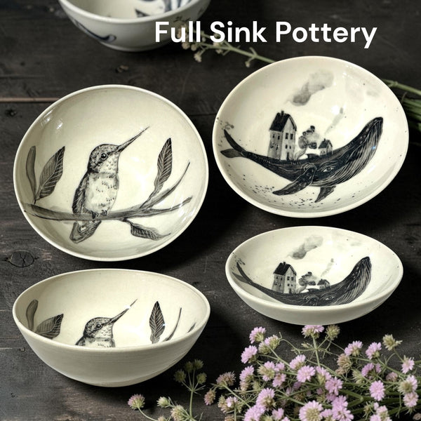 Full Sink Pottery Bowls