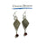 Sterling Silver and Gemstone Earrings by Jenny Miller