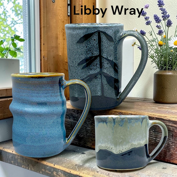 Ceramic Mug Collection by Libby Wray