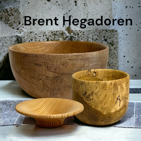 Wood Bowl Collection by Brent Hegadoren