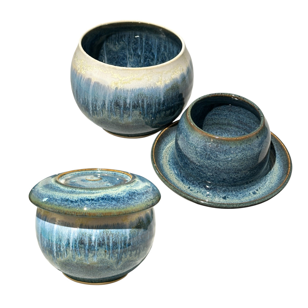 Butter Dish Collection by Living Earth Pottery