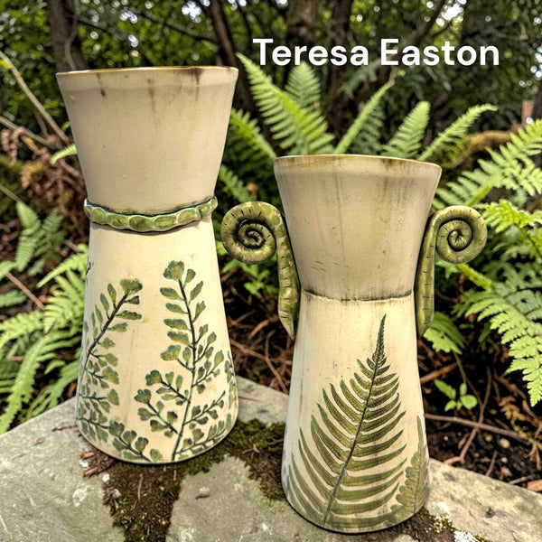 Ceramic Vases and Utensil Holders by Teresa Easton