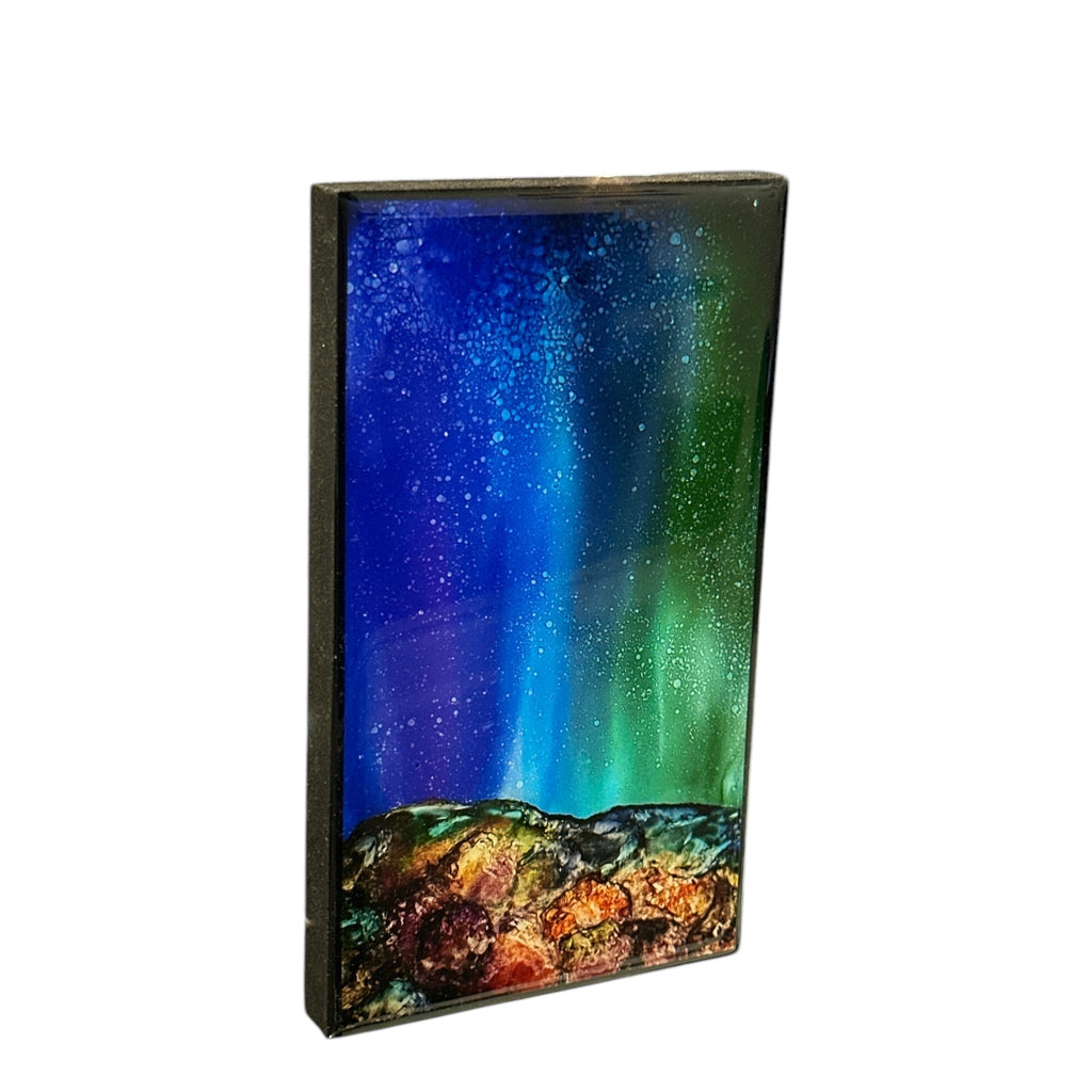 Long Block Mount Art Work By Donna Klazek