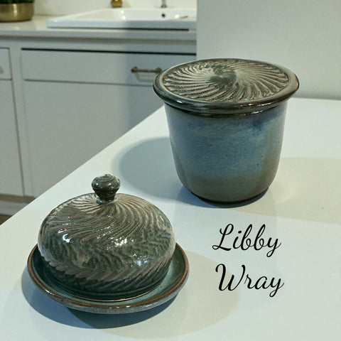 Ceramic Butter Dish Collection by Libby Wray
