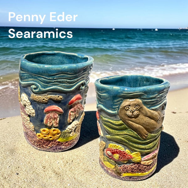Searamic Mugs and Tumblers by Penny Eder