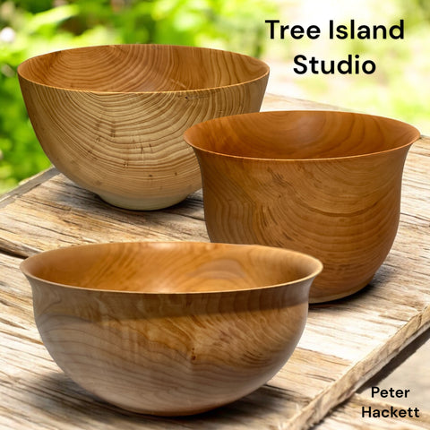 Wooden Bowls by Tree Island Studio