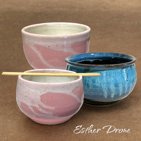 Esther Drone Pottery Bowls