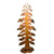 Freestanding Rusted Steel Sitka Trees by Indoor-Outdoor Metal Art