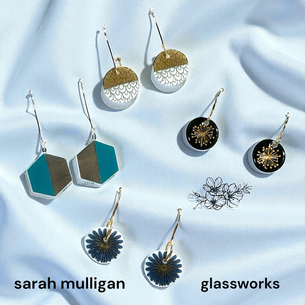 Sarah Mulligan Glass Earrings