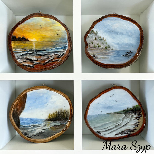 Mara Szyp's Live Edge and Resin Original Artwork