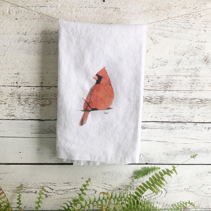 Bird and Bee Tea Towels by Emma Pyle