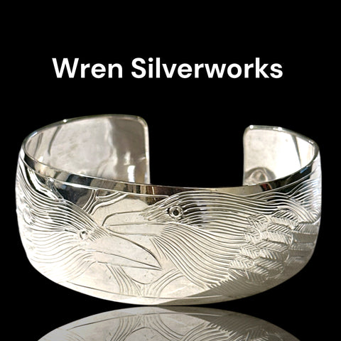 Sterling Silver Cuff Bracelet Collection by Wren Silverworks