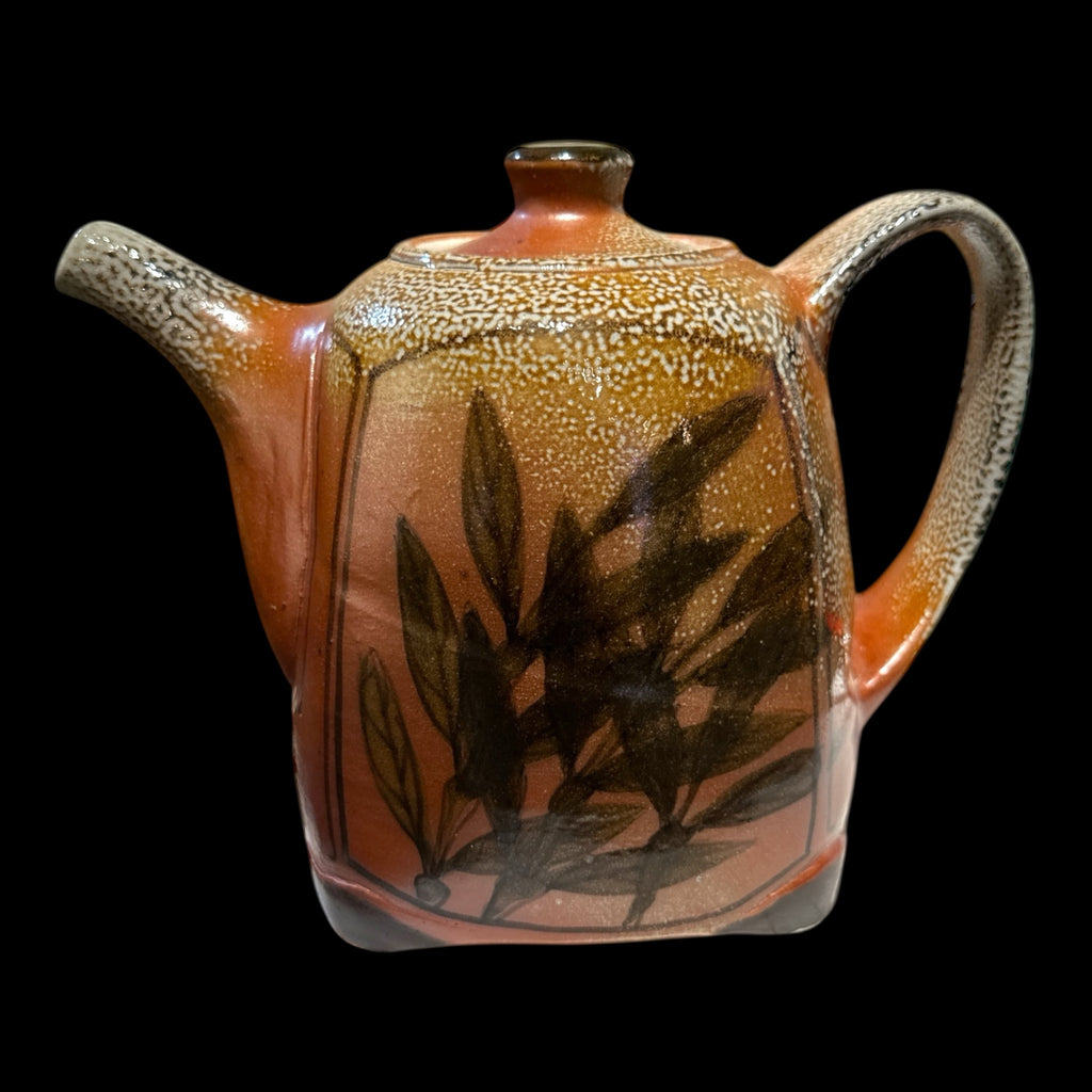 Salt Fired Teapot, Creamer, Sugar Pot Collection by Cathi Jefferson