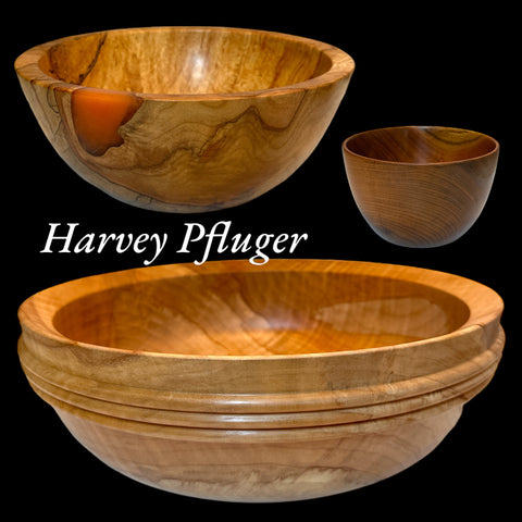 Wooden Bowls by Harvey Pfluger