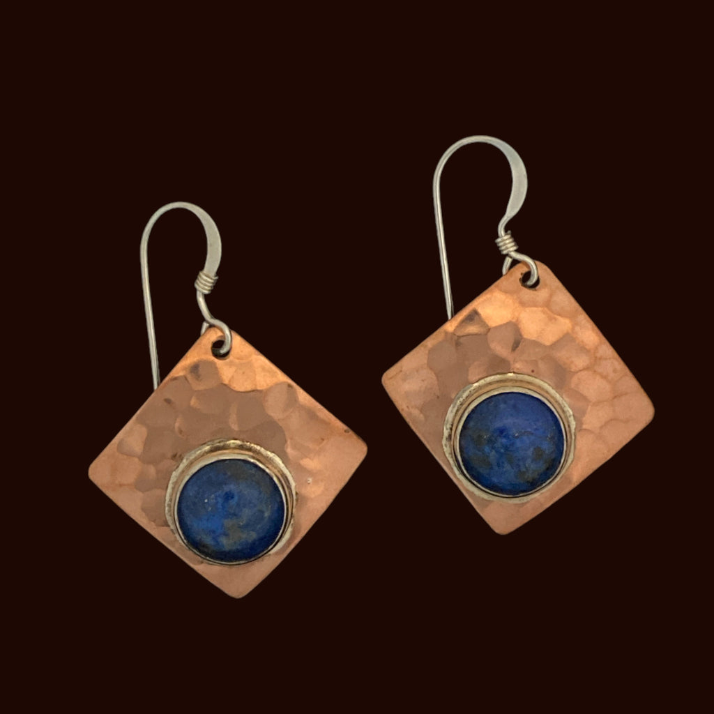 Copper Earrings by Adam Bateman