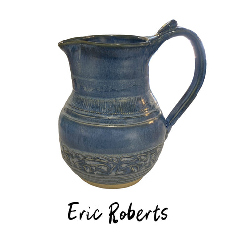 Ceramic Sugar Pot, Garlic Pot, Creamer and Jugs by Eric Roberts