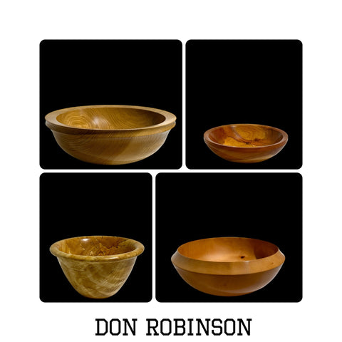 Wooden Bowls by Don Robinson