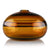 Dougherty Glassworks Bud Vase, Squat Shape, Amber