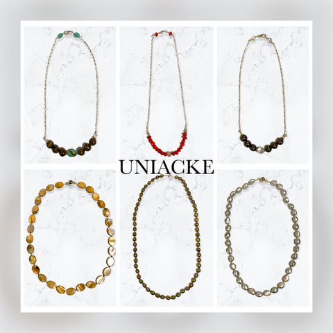 Silver and Gemstone Necklaces by Jenny Miller