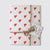 Freebird Letterpress Card Set of 4, Red Hearts & Love