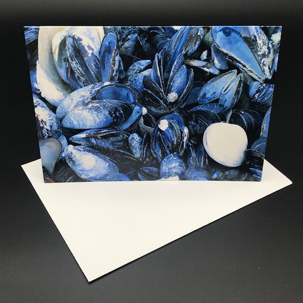 Blue Mussel Greeting Card