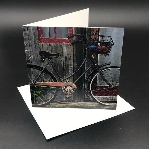 Old Bikes lll Greeting Card