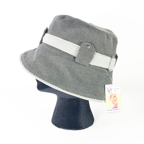 Sport Organic Hat, Charcoal Grey with Light Grey Accent