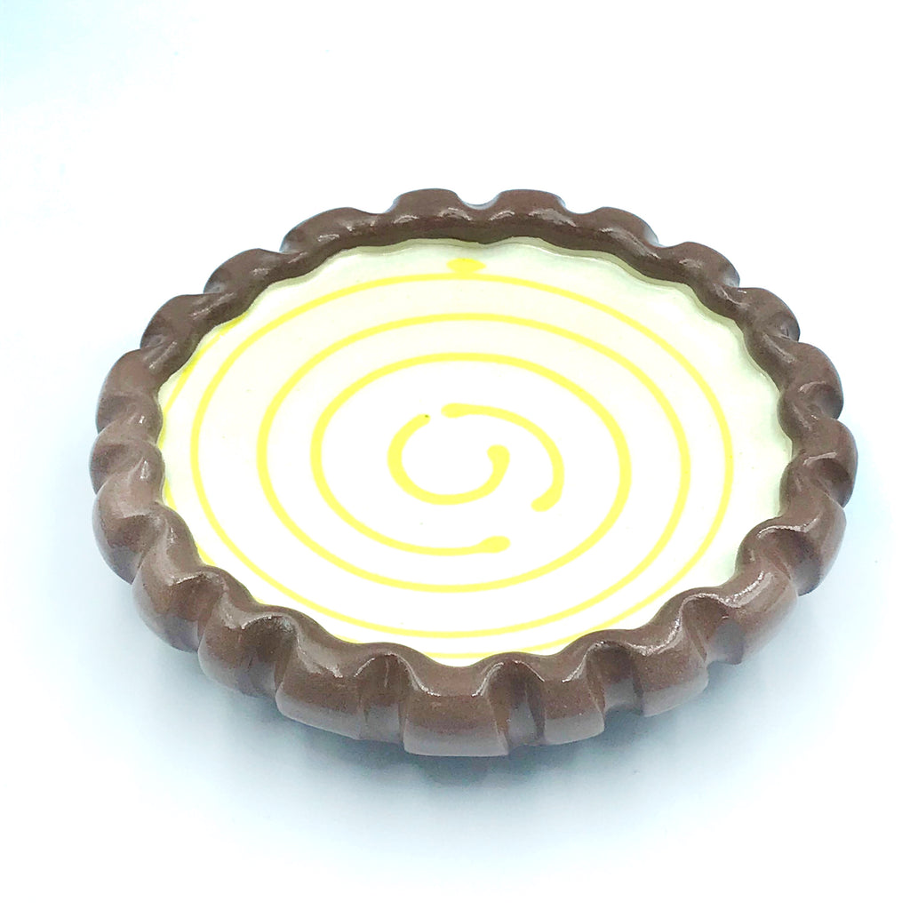 Set of Spiral Pie Plate Design