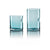 Dougherty Glassworks Borealis Series Drinking Glasses 3.5 inches, Zircon