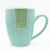 Mint Porcelain Latte Mugs, Green