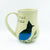 Funky Fungus Ceramic Mug, Blue Kingfisher