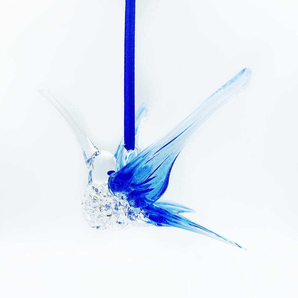 Glass Hummingbird, Light Blue