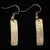 Sterling Silver Earrings by William Cook, Wolf