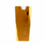 Yew Wood Tall Square Vase with Glass Inset, Vase B