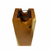 Yew Wood Tall Square Vase with Glass Inset, Vase B